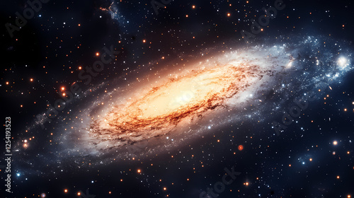 Exploring dark matter abstract universe photography of cosmic phenomena outer space visual art celestial realm. Unraveled Dimensions. Illustration