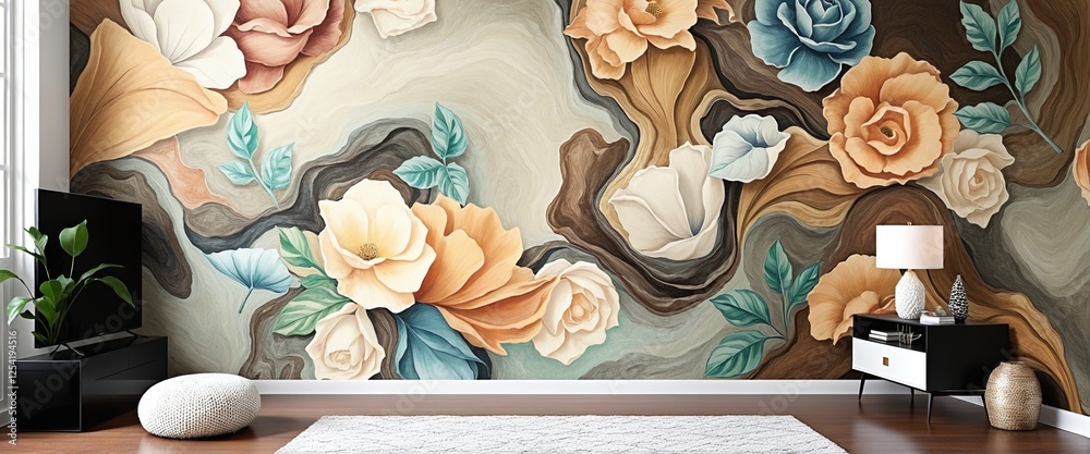 Obraz premium Flawless Wallpaper Art Design Ideas