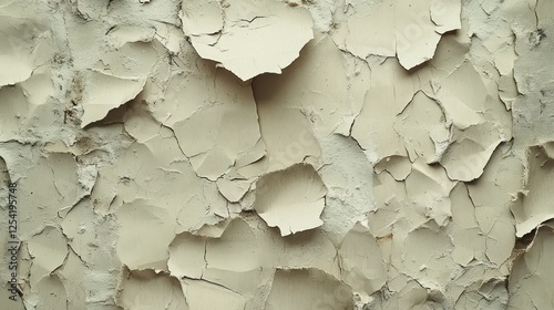 Cracked Paint Texture, Aged Wall Surface, Background Use photo