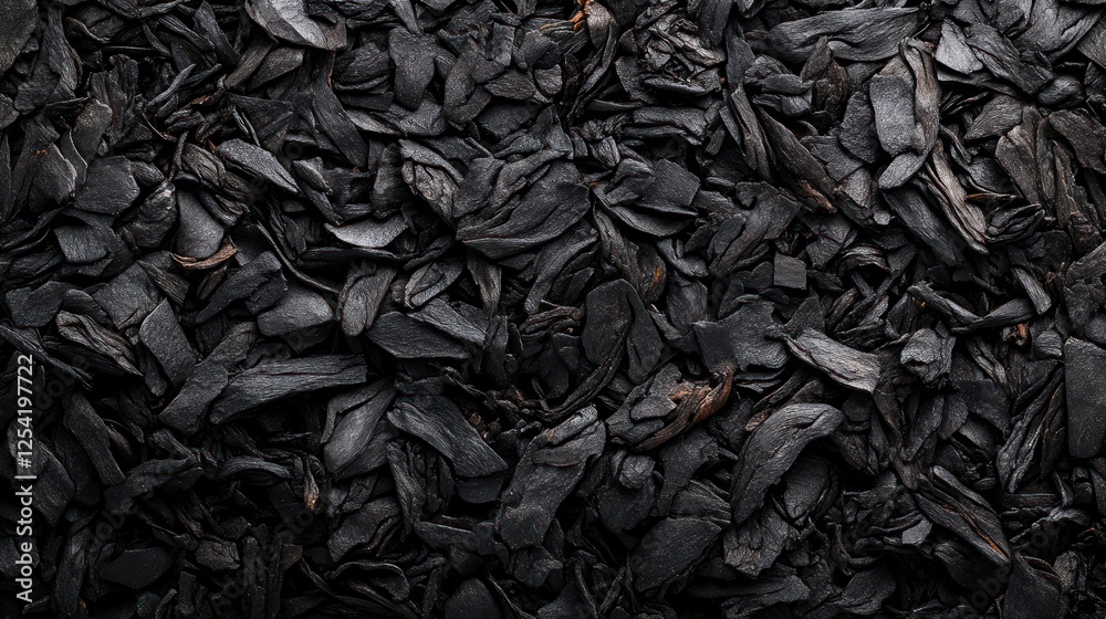 Dark charcoal wood chips texture background Dark charcoal wood chips texture background