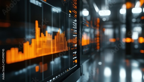 Orange Hues of Data Visualization: A Glimpse into the Digital Realm