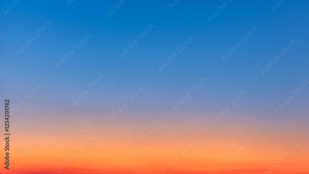 Beautiful Magic hour sky gradation background