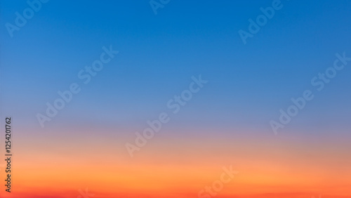 Obraz na płótnie Beautiful Magic hour sky gradation background w salonie