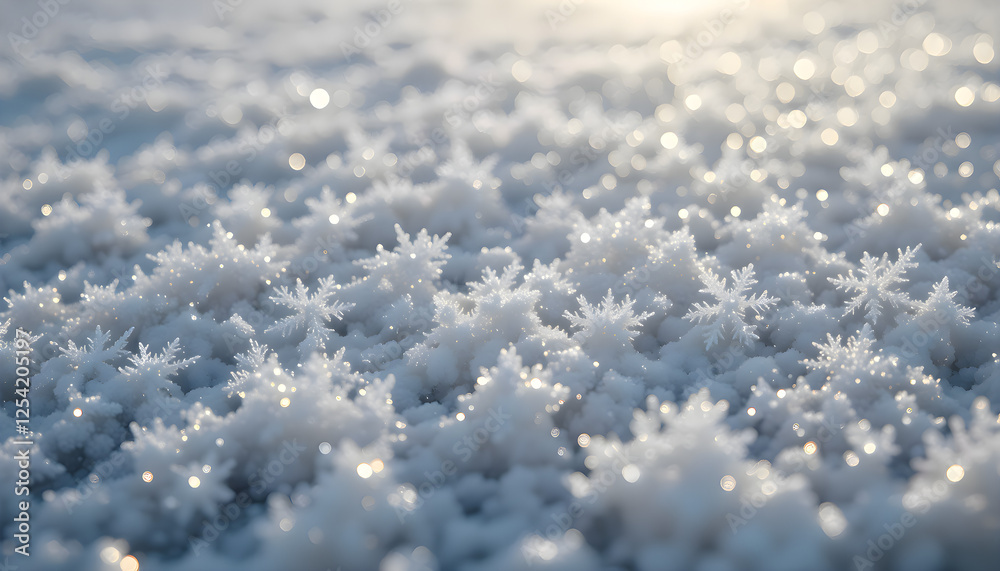 Frozen beauty with delicate ice formations in soft focus Frozen beauty with delicate ice formations in soft focus