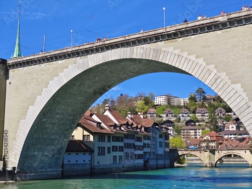 The Nydeggbrücke is a bridge in Bern, Switzerland, spanning the Aare River
