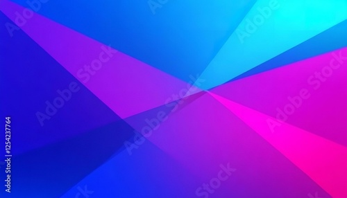 Abstract purple magenta blue background. Geometric pattern with triangles and lines. Colorful modern background with space for design.