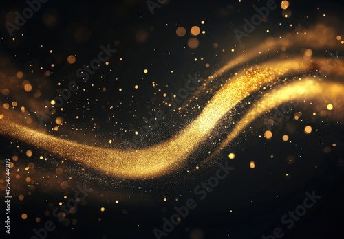 abstract glitter silver and gild lights background. de-focused