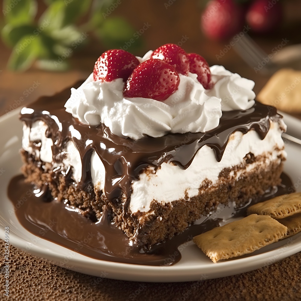 No-Bake Chocolate Eclair Cake
