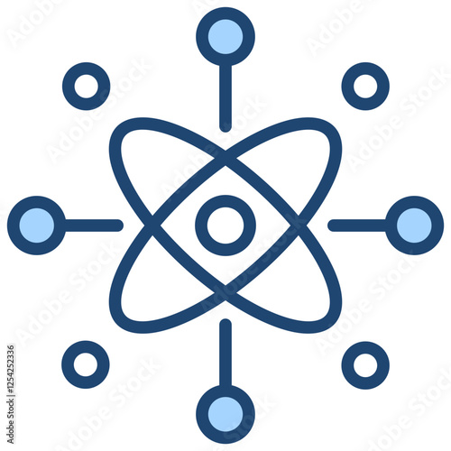 Quantum State Blue Icon
