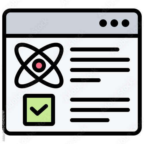 Quantum Register Outline Color Icon