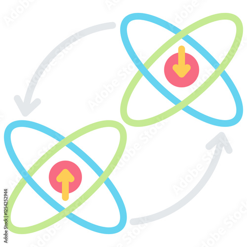 Entanglement Flat Icon