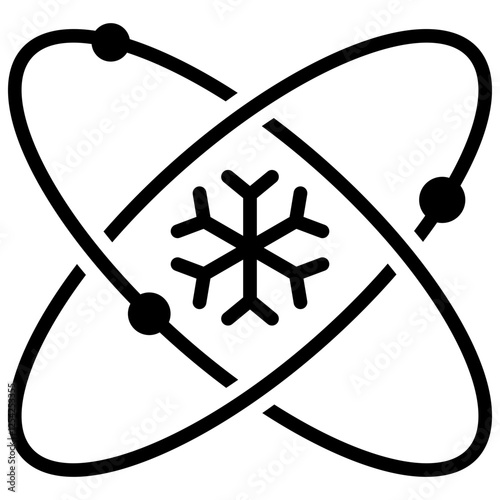 Quantum Annealing Glyph Icon