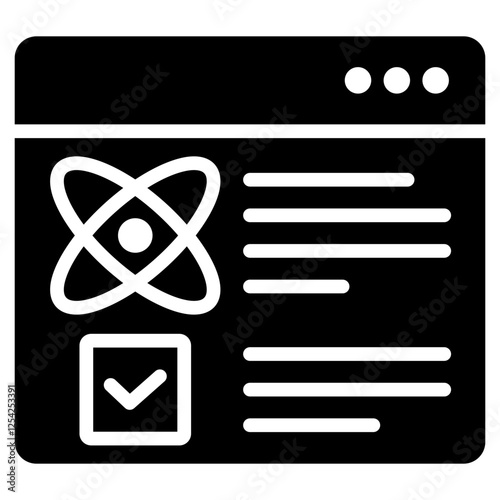 Quantum Register Glyph Icon