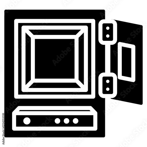 Annealing Hardware Glyph Icon