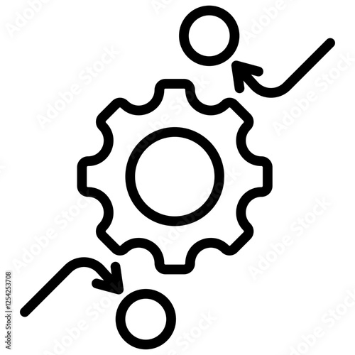 Decoherence Outline Icon