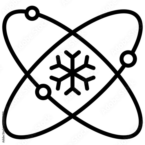 Quantum Annealing Outline Icon