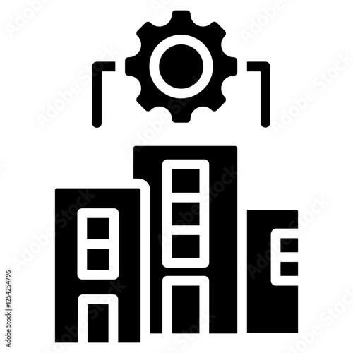 Infrastructure Glyph Icon