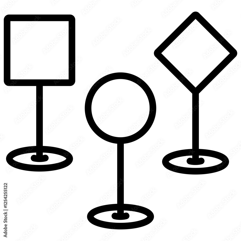 Fototapeta premium Load Sign Outline Icon