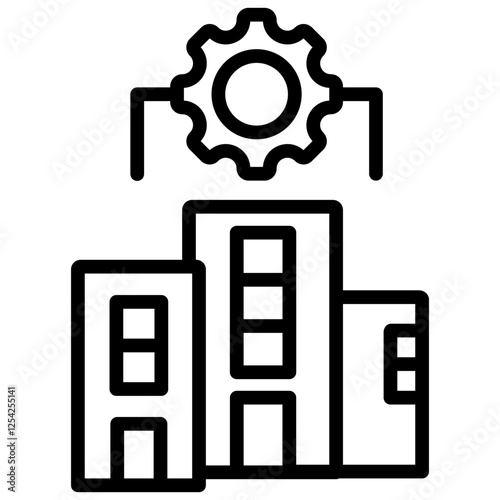 Infrastructure Outline Icon