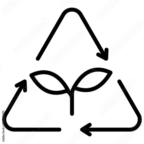 Environmental Impact Outline Icon