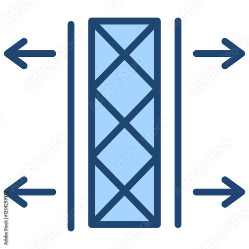 Stent Blue Icon