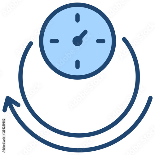 Weight Management Blue Icon