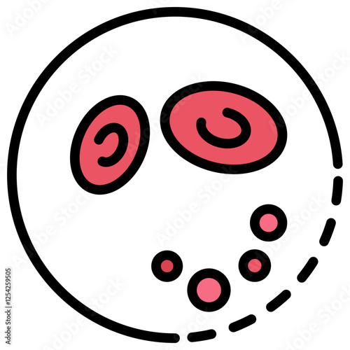 Thrombosis Outline Color Icon