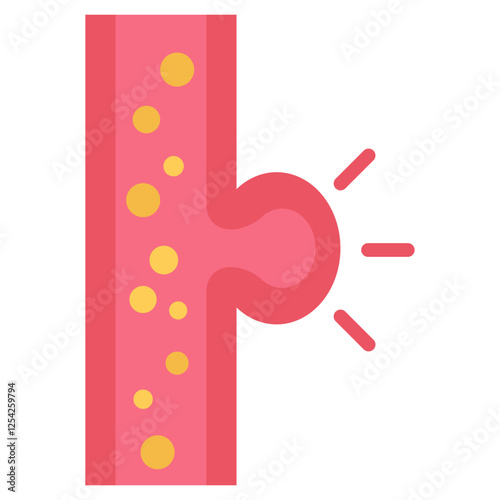 Aneurysm Flat Icon