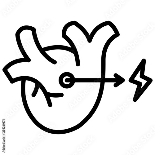 Infarction Outline Icon