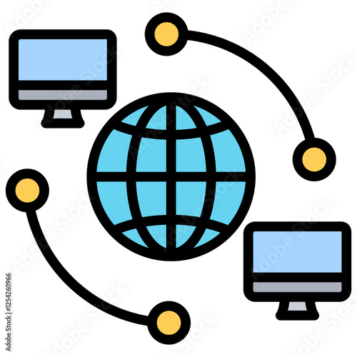 Wan Outline Color Icon