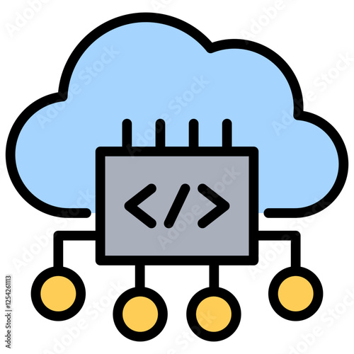 Firmware Outline Color Icon