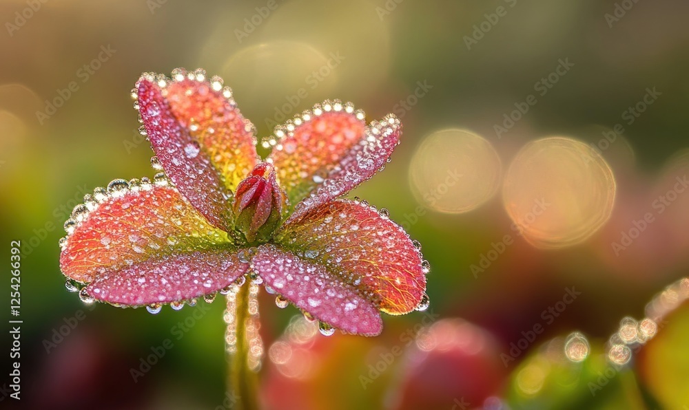 Dew-Kissed Flower: A Macro Photography Masterpiece Dew-Kissed Flower: A Macro Photography Masterpiece