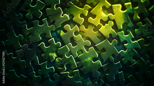 Jigsaw puzzle pieces