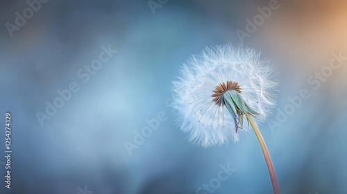 fVivid blue blooms in dreamy detail, radiating surreal beauty and tranquility