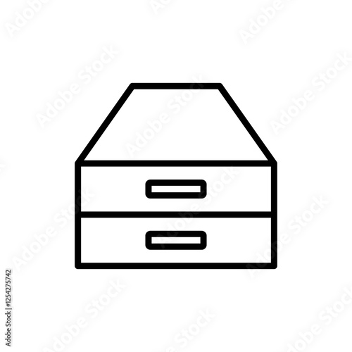 Archive folders icon vector. Document vector icon. Archive storage icon.