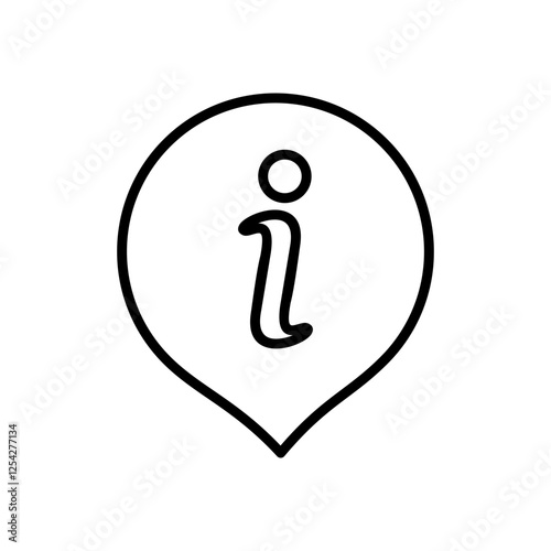 Information sign icon vector. about us sign and symbol. question mark icon