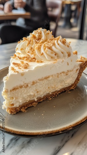 Wallpaper Mural Slice of Key Lime Pie with Crumble Topping Torontodigital.ca