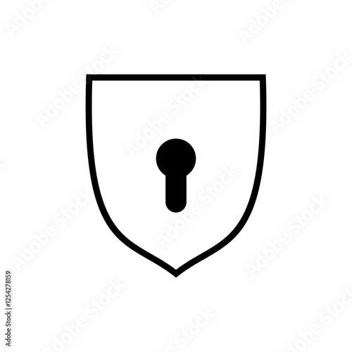 Security icon vector. protection sign and symbol. privacy. vpn