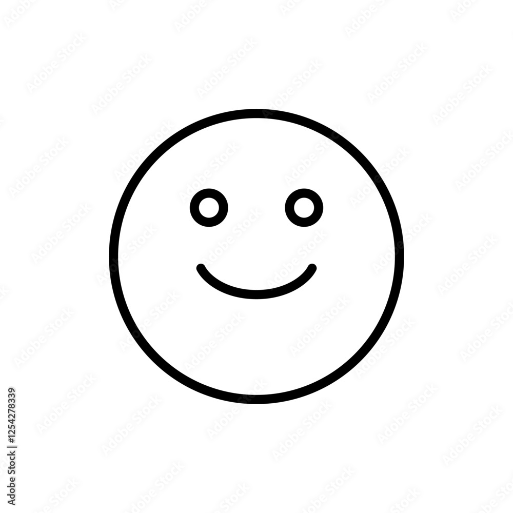 Smile icon vector. smile emoticon icon. feedback sign and symbol Smile icon vector. smile emoticon icon. feedback sign and symbol