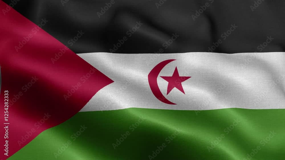 Western Sahara flag_Front