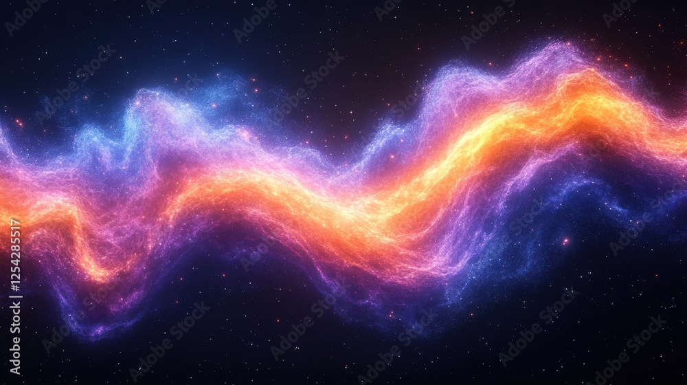 Cosmic energy wave, nebula, space, background, abstract art, website design Cosmic energy wave, nebula, space, background, abstract art, website design