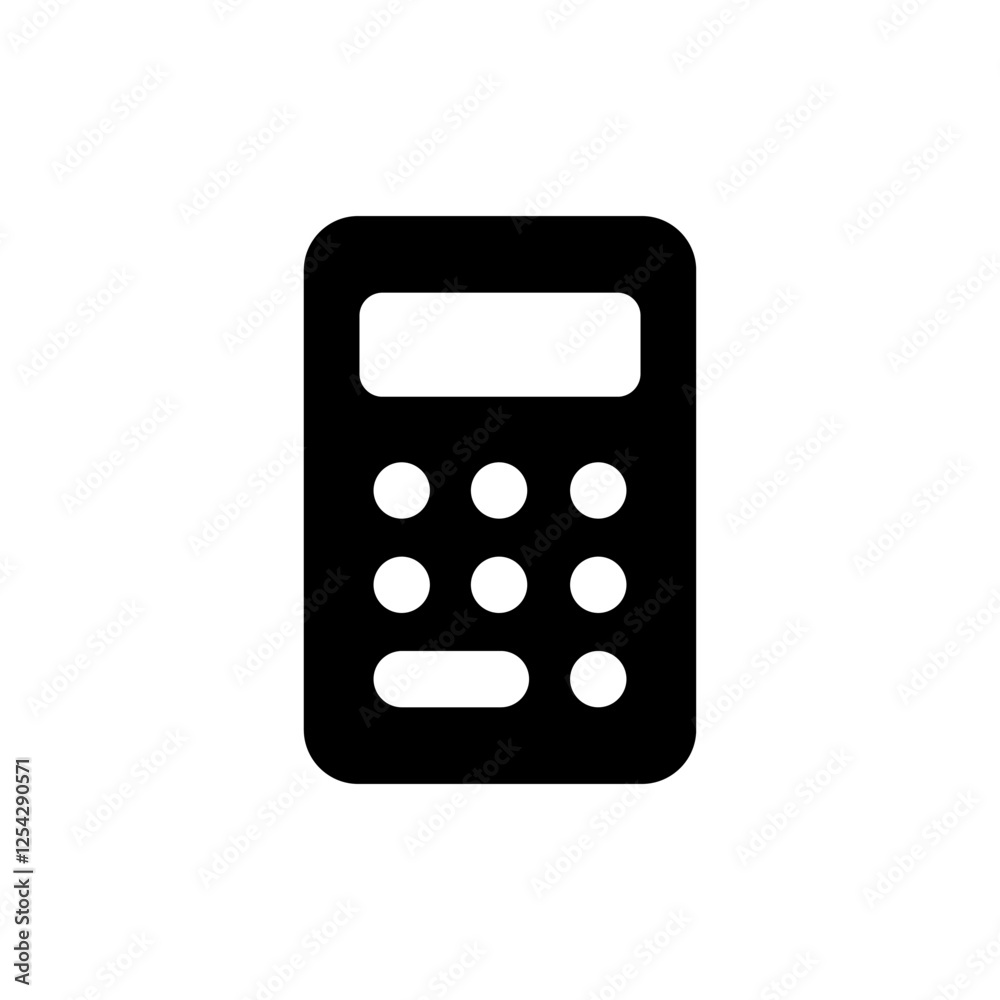 Calculator icon vector illustration. Accounting calculator sign and symbol. Calculator icon vector illustration. Accounting calculator sign and symbol.