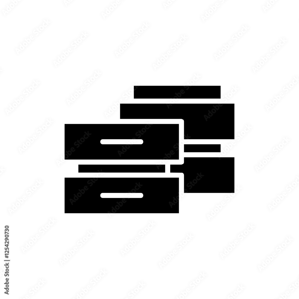 Database icon vector illustration. database sign and symbol Database icon vector illustration. database sign and symbol