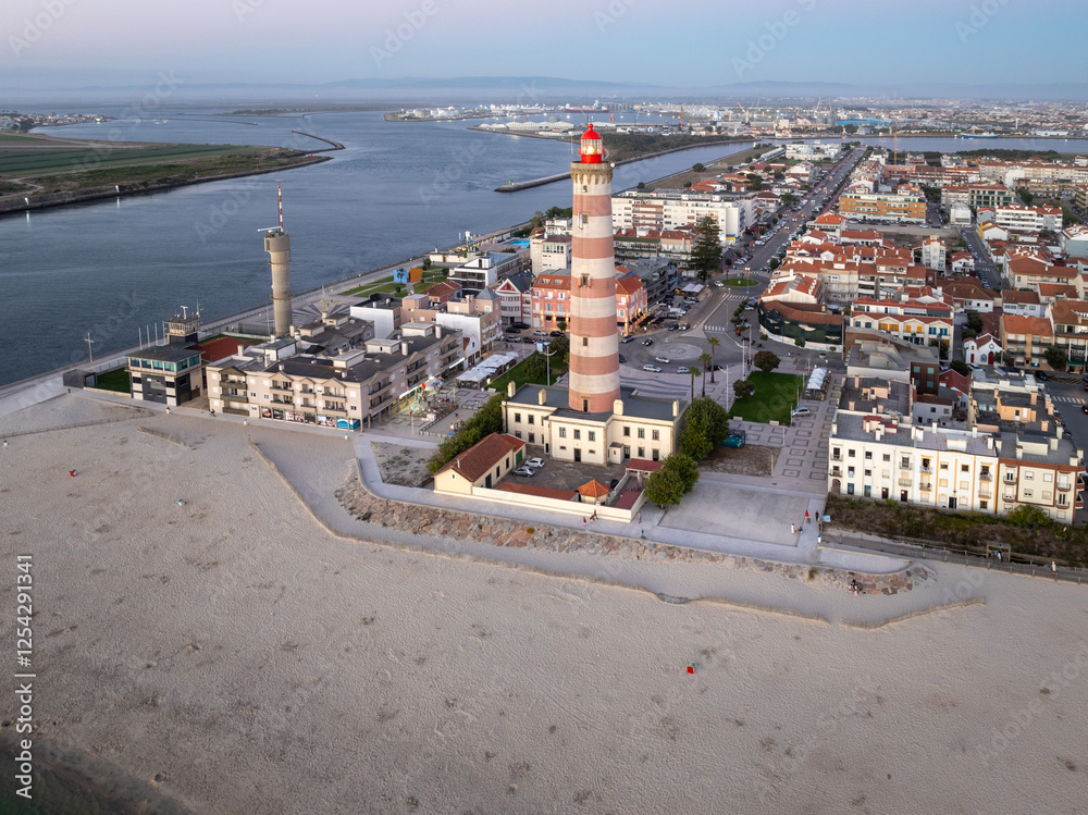 Fototapeta premium The Farol de Aveiro - Aveiro, Portugal