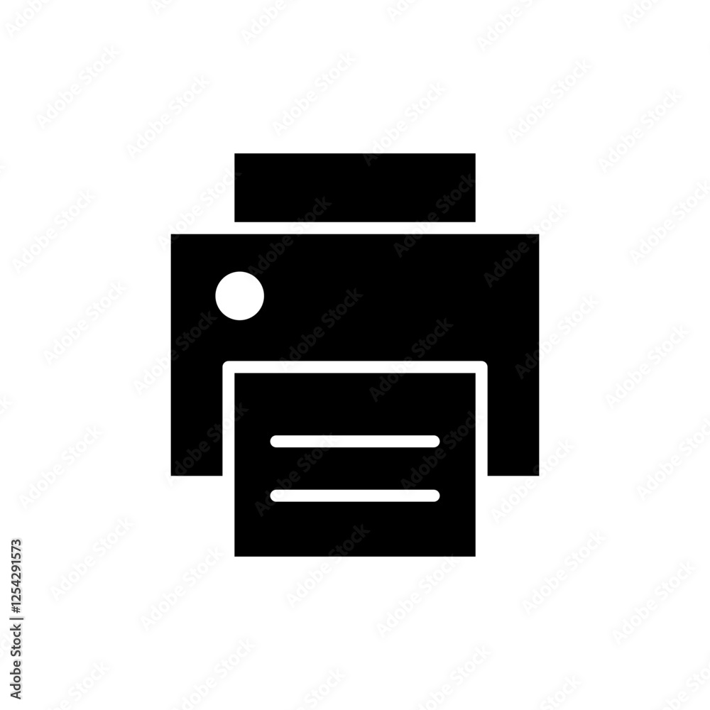 Print icon vector illustration. printer sign and symbol Print icon vector illustration. printer sign and symbol