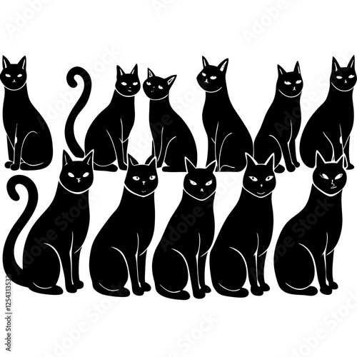 set of cats