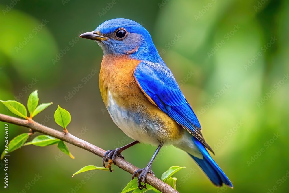 Blue Bird on Branch Portrait Photography - Stunning Wildlife Image, Bird Photography, Nature Photography Blue Bird on Branch Portrait Photography - Stunning Wildlife Image, Bird Photography, Nature Photography
