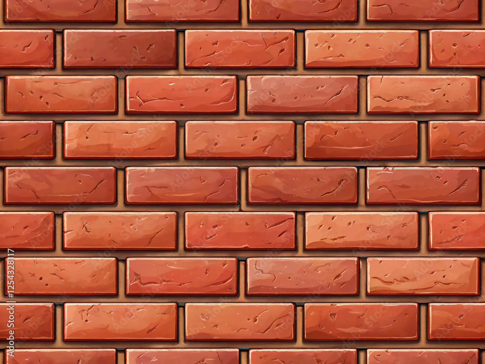 Fototapeta premium red brick wall background