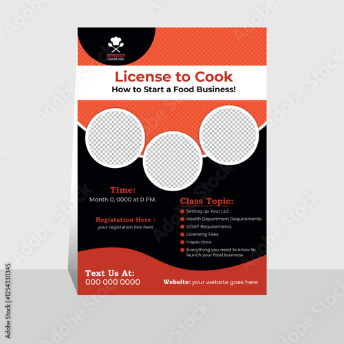 Food And Restaurant Flyer Layout