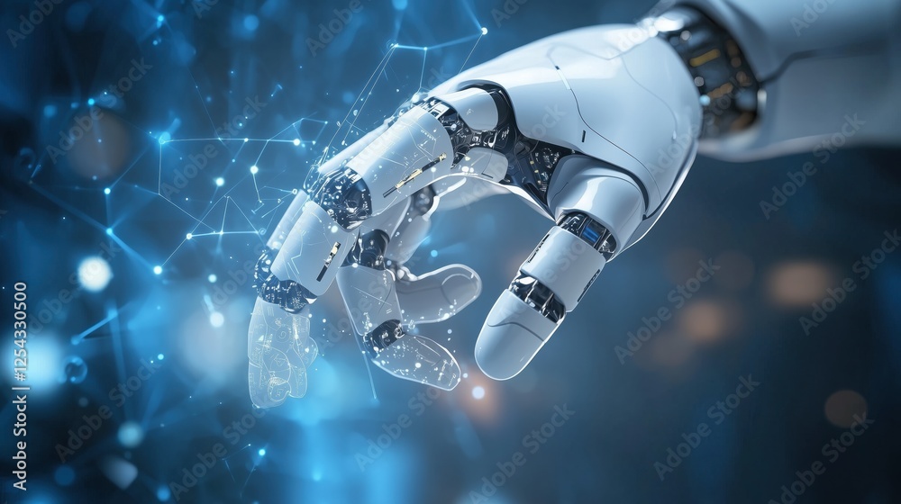 Abstract background in concept of artificial intelligence Abstract background in concept of artificial intelligence